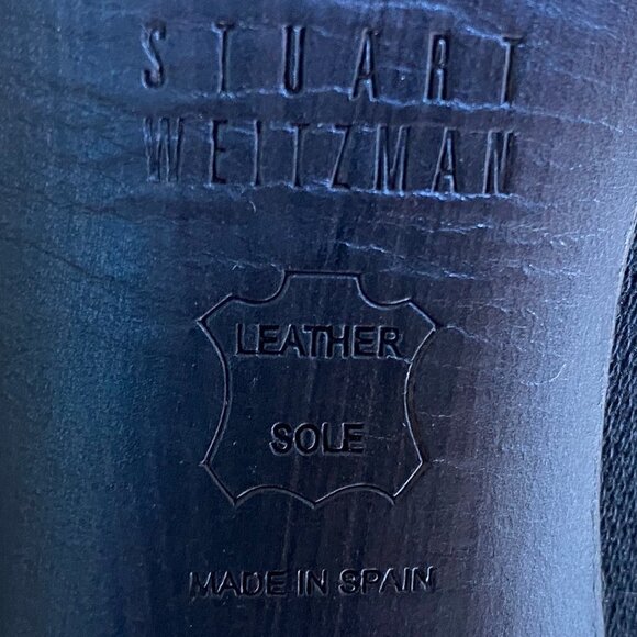 NEW IN BOX Stuart Weitzman Black Platform Heels Pumps Size 7.5 Made in Spain - Picture 7 of 9